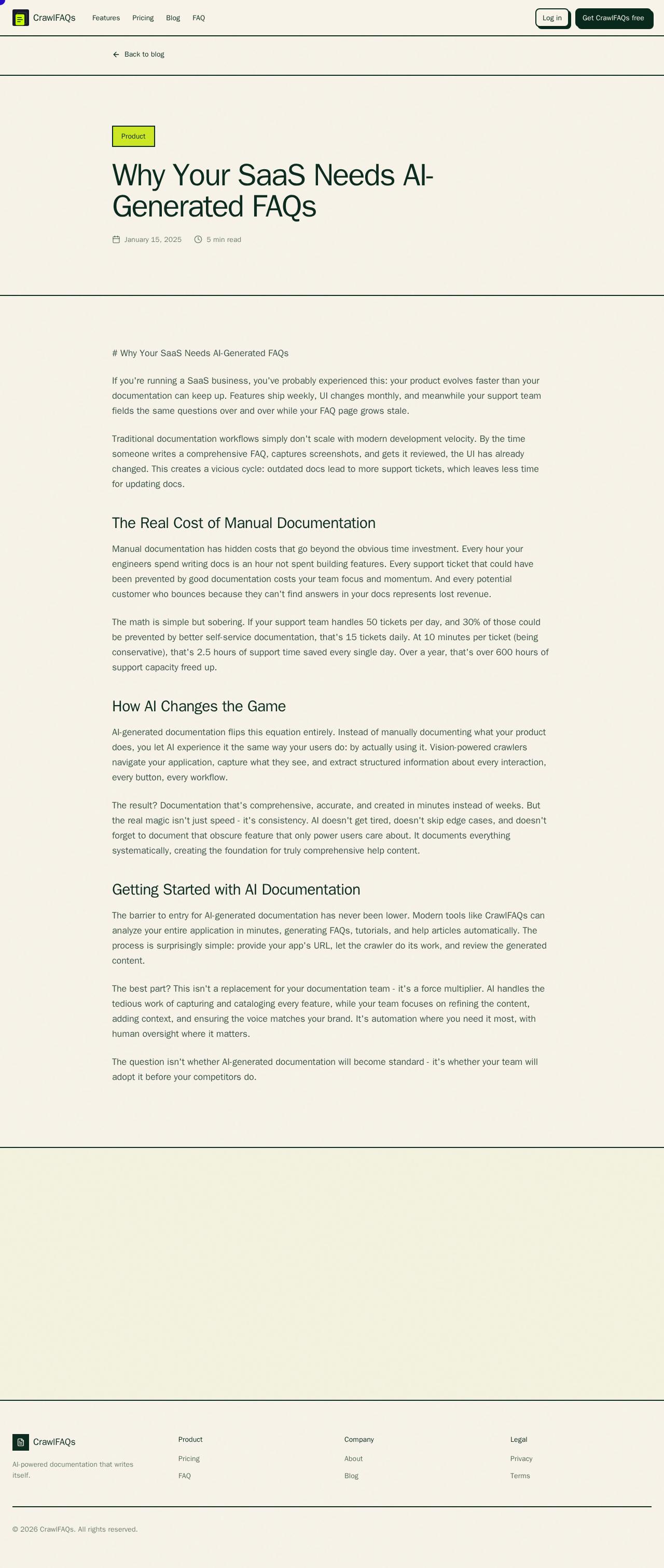 Screenshot for How does AI-powered documentation work?